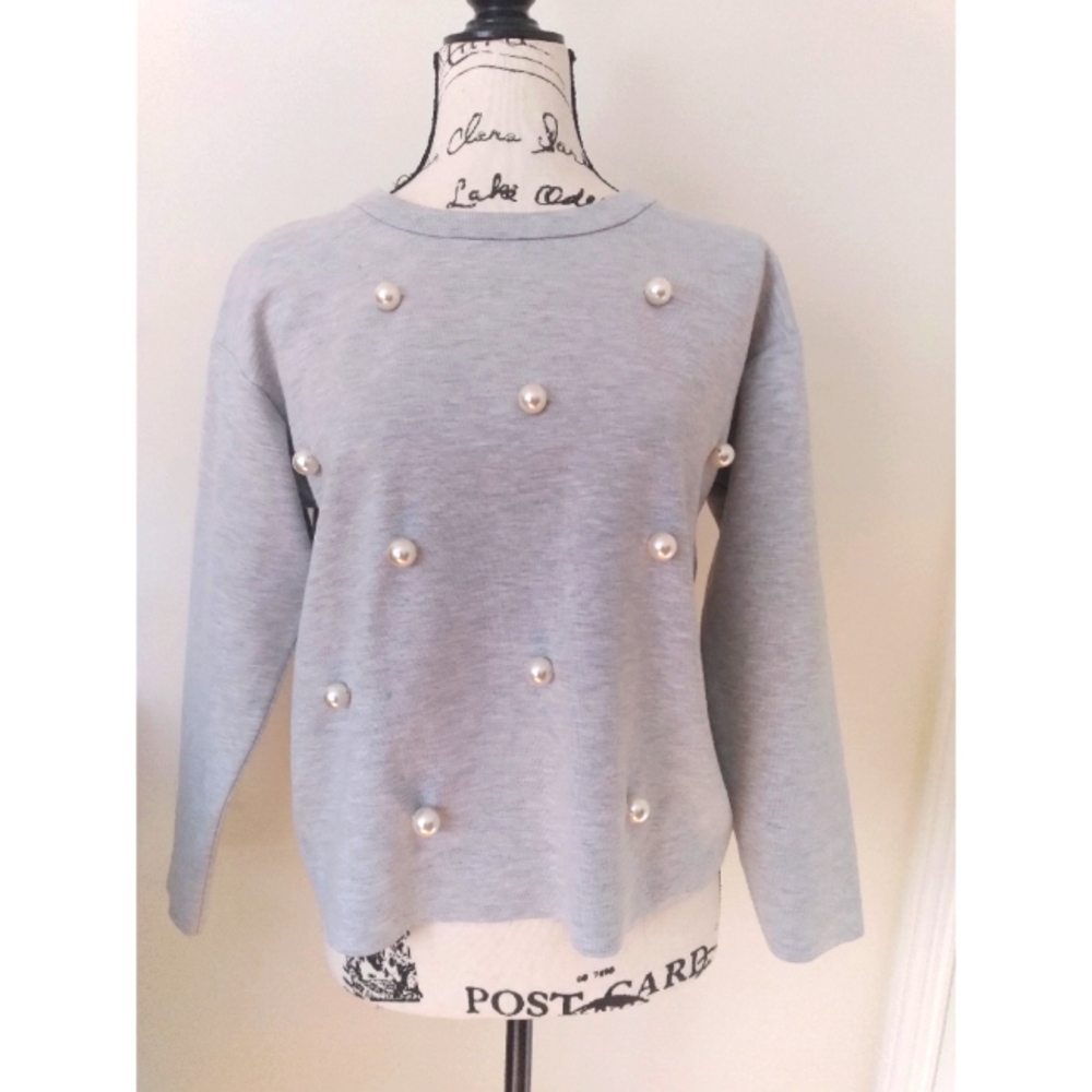 Banana Republic Pearls Sweater
